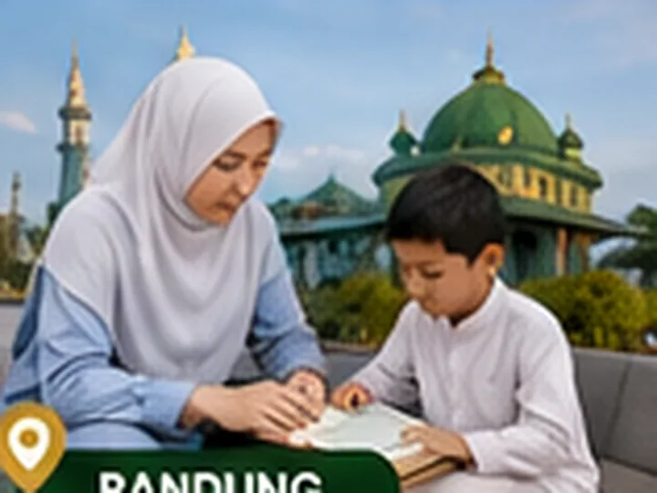 Kegiatan les privat mengaji di Bandung dengan pendampingan guru secara personal