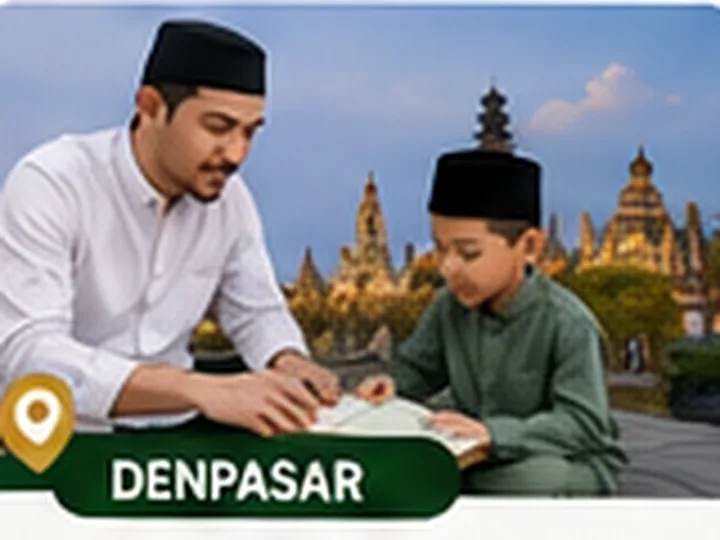 Kegiatan les privat mengaji di Denpasar dengan pendampingan guru secara personal
