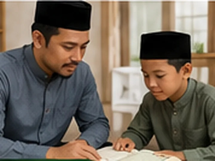 Kegiatan les privat mengaji di Kediri dengan pendampingan guru secara personal