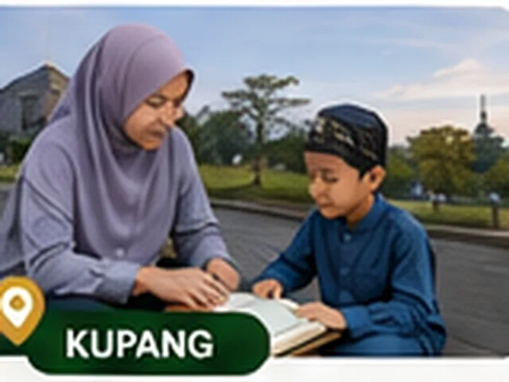 Kegiatan les privat mengaji di Kupang dengan pendampingan guru secara personal