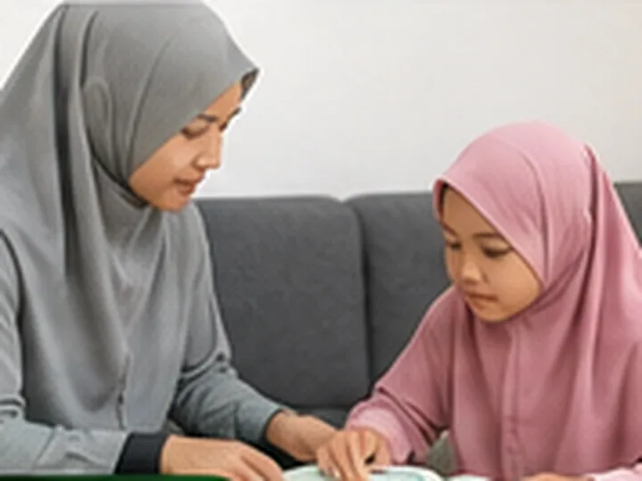 Kegiatan les privat mengaji di Madiun dengan pendampingan guru secara personal