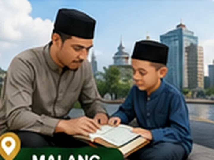 Kegiatan les privat mengaji di Malang dengan pendampingan guru secara personal