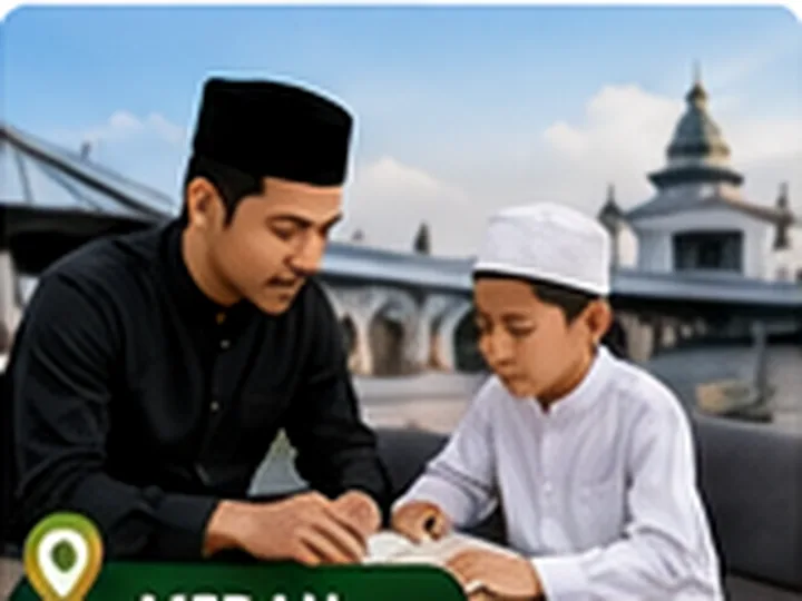 Kegiatan les privat mengaji di Medan dengan pendampingan guru secara personal