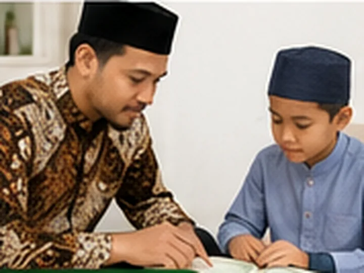Kegiatan les privat mengaji di Palangka Raya dengan pendampingan guru secara personal