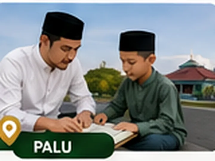 Kegiatan les privat mengaji di Palu dengan pendampingan guru secara personal