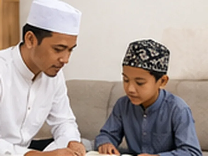 Kegiatan les privat mengaji di Samarinda dengan pendampingan guru secara personal
