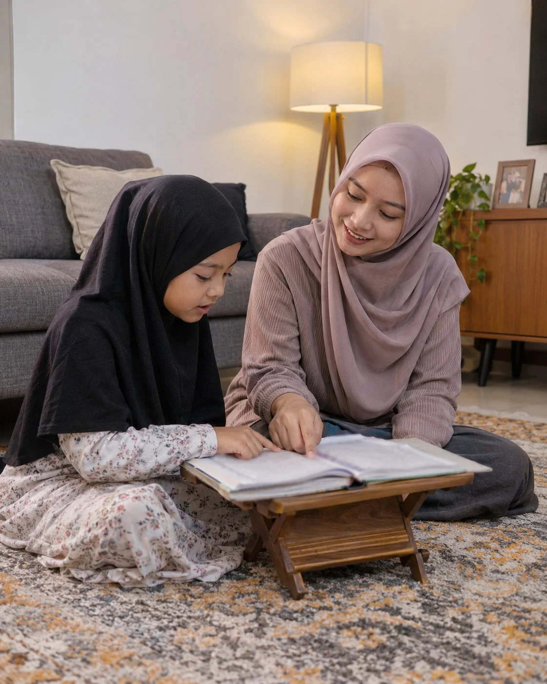 Gambaran les privat mengaji di rumah untuk keluarga Medan Denai